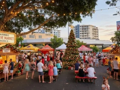 Christmas Fair Twilight